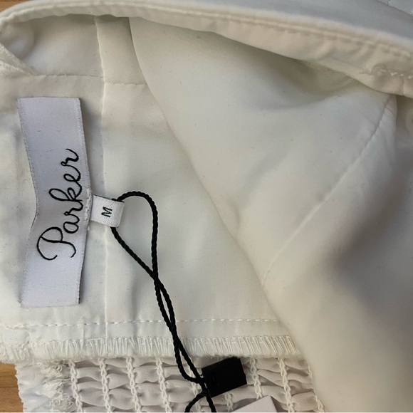 Elegant White Strapless Dress - Picture 3 of 5